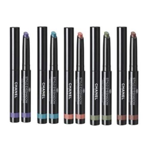 Chanel Stylo Eyeshadow N ° 107 Campanule, N ° 117 Azulejo, N ° 127 Laurier Rose, N ° 137 Olivine and N ° 147 Caroube