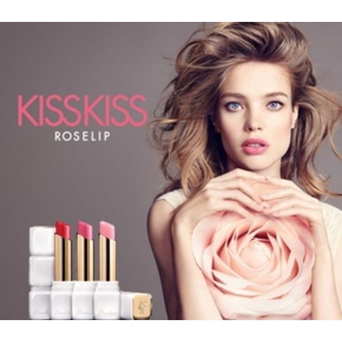 Guerlain Advertising KissKiss Roselip
