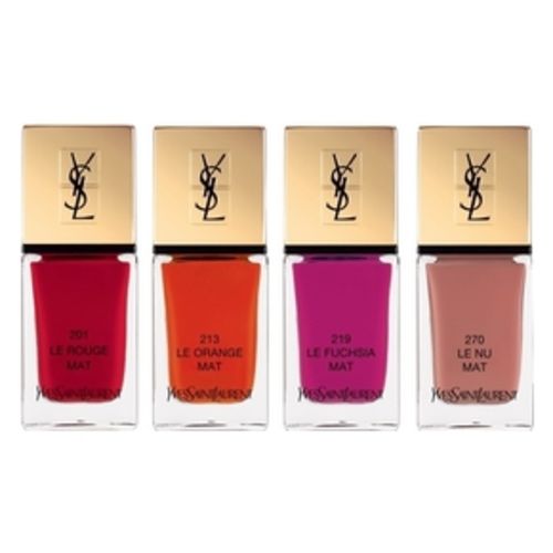 La Laque Couture The Mats N ° 201, n ° 213, n ° 219, n ° 270 Yves Saint Laurent