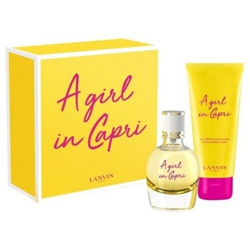 Lanvin's new A Girl in Capri perfume finally in a box