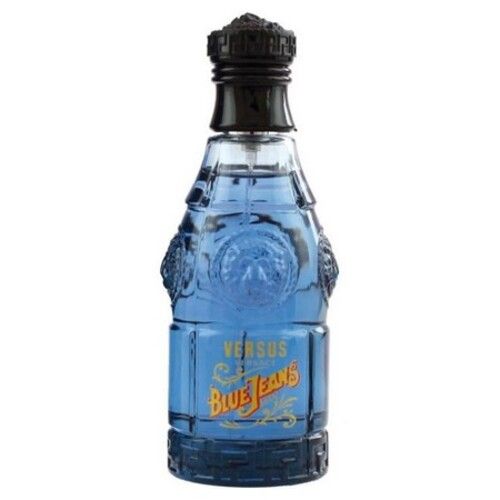 The new fabric of Versace, the perfume Blue Jeans