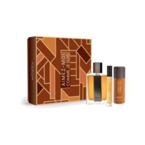 Aimez-moi Comme Je Suis, Caron's box set combining virility and gluttony