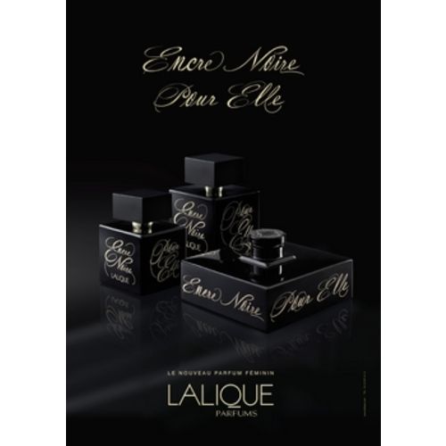 Lalique - Black Ink For Her - Advertising
