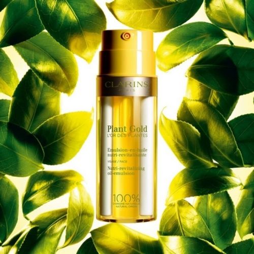 The new Plant Gold Clarins emulsion