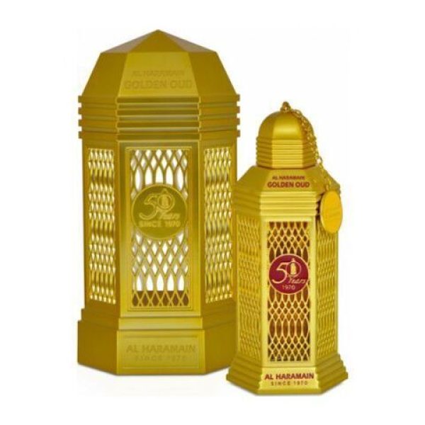 عطر الحرمين بيرفيومز 50 ييرز جولدن عود