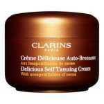Clarins Self-tanning Delicious Cream; for a sunny face