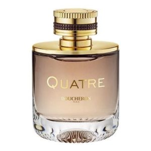 The sculpted bottle of Quatre Absolue de Nuit