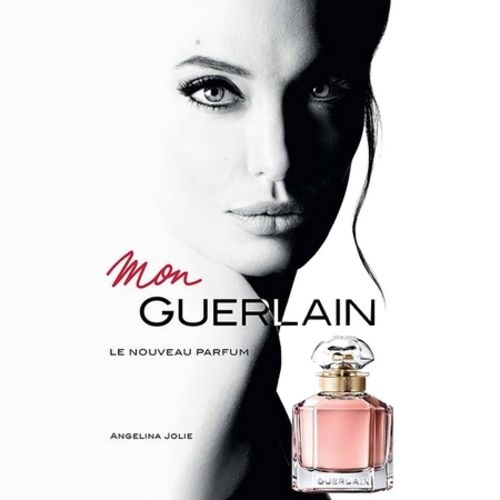 Angelina Jolie in the Mon Guerlain ad