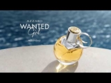 The ad of the perfume Azzaro Wanted Girl