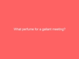 What perfume for a gallant meeting?